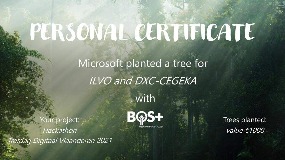certificaat Hackaton